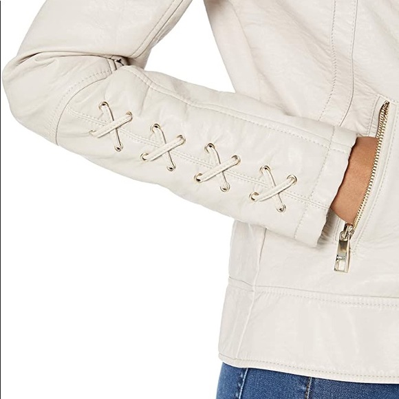 GUESS Leather jacket - Picture 5 of 9